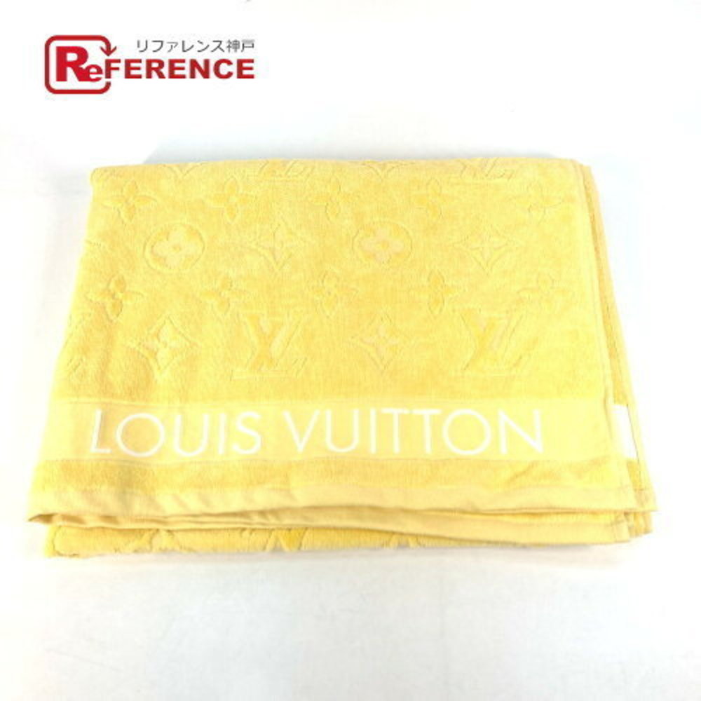 Louis Vuitton bath towel rug blanket beach monogram yellow